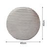 40cm Sitzkissenbezug Weich Schützend Einfarbig Rund Hocker Stuhl Sitz Flanellschoner Memory-Schaum Heimdeko Für Bankett