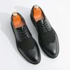 Fashion Luxury Derby Men Shoes Brogue Breathable Fashion Dress Busines Office Casual Wedding Party  Leather Shoes For Man 2024 Zapatos