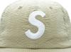 Supreme Seersucker S Logo 6-Panel Tan