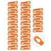 50pcs Plastic Blades For -STIHL FSA- 45 Cordless Grass Trimmer Mowing Heads Grass Trimmer Blade Garden Power Tool Accessories