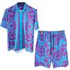 Fashion Hawaiian Suit Print Men Shirt 2Pcs Set Luxury 3D Print Holiday Set Short Sleeve Casual Shirt Beach Two Piece Man Sets