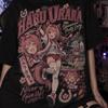 Haru Urara Fan Art Shirt, Retro Anime Racing Girl Tee, Vintage Motorsport Graphic T-Shirt, Y2K Japanese Streetwear, Anime Racing Gift