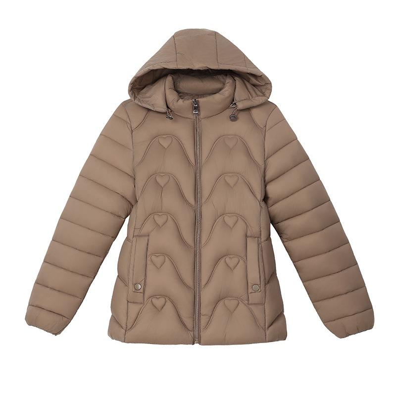 Down cotton-padded clothes women's short winter new fashion slim-fitting cotton-padded clothes mother's temperament cotton-padded jacket