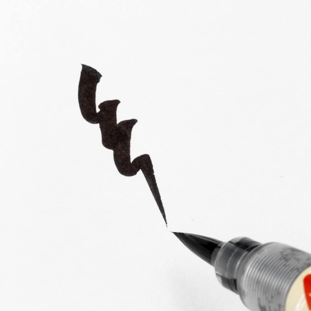 PENTEL Brush Pen Pentel Brush for Japanese Paper 10 Pieces XFL2W(10)