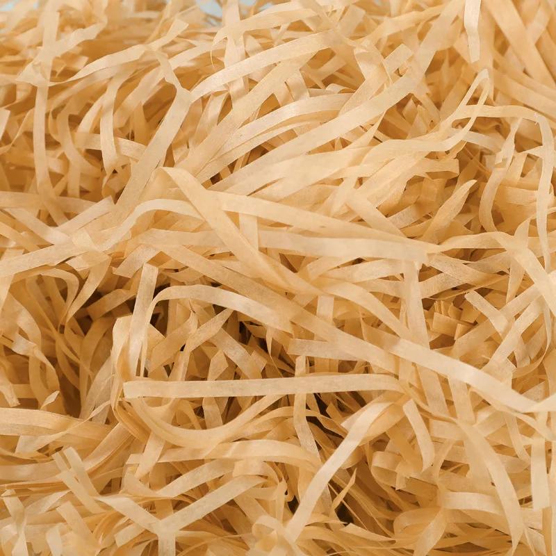 100/200g Colorful Raffia Shredded Paper Candy Boxes DIY Gift Box Filling Material Tissue Party Gift Packaging Filler Decor