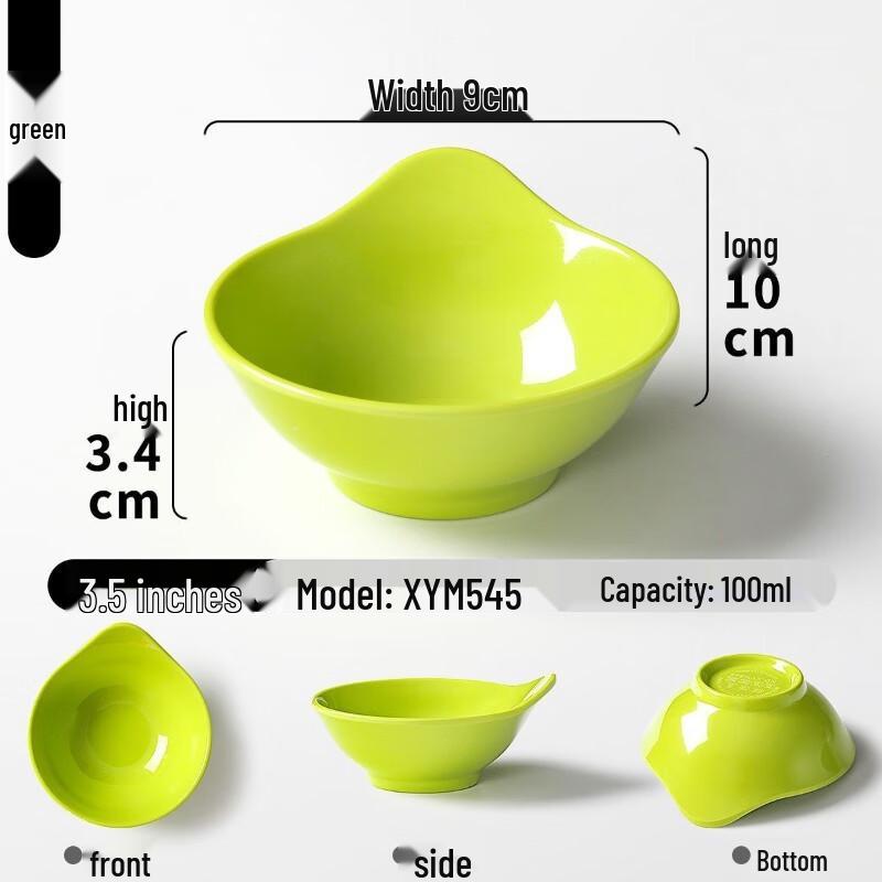 Jijun Commercial Melamine Dipping Sauce Bowl with Handle