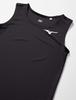 Mizuno Track Field Racing for Club U2MA7251 XS Women's & Shirt, Moisture-Wicking, Quick-Drying, Activities, 09, Black,