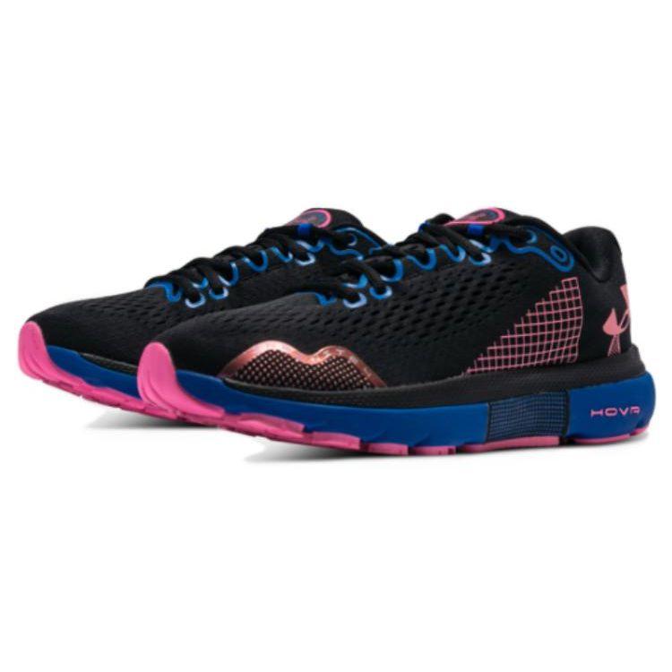Under Armour HOVR Infinite 4 Comfortable Low-Top Casual Running Shoes Women sneaker Black Pink 3026581-001