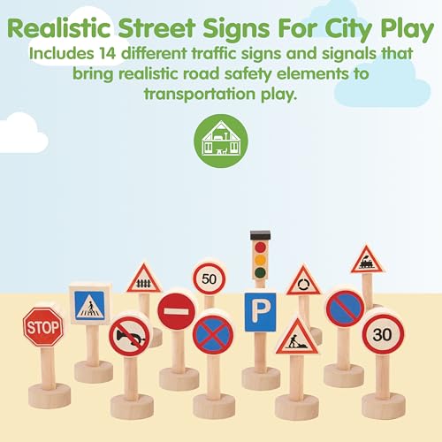 PlanToys 6203 Traffic Sign and Signal Set