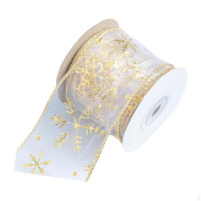 Weihnachtsband gemustertes Geschenkband, Mehrzweck DIY Bastelgeschenk