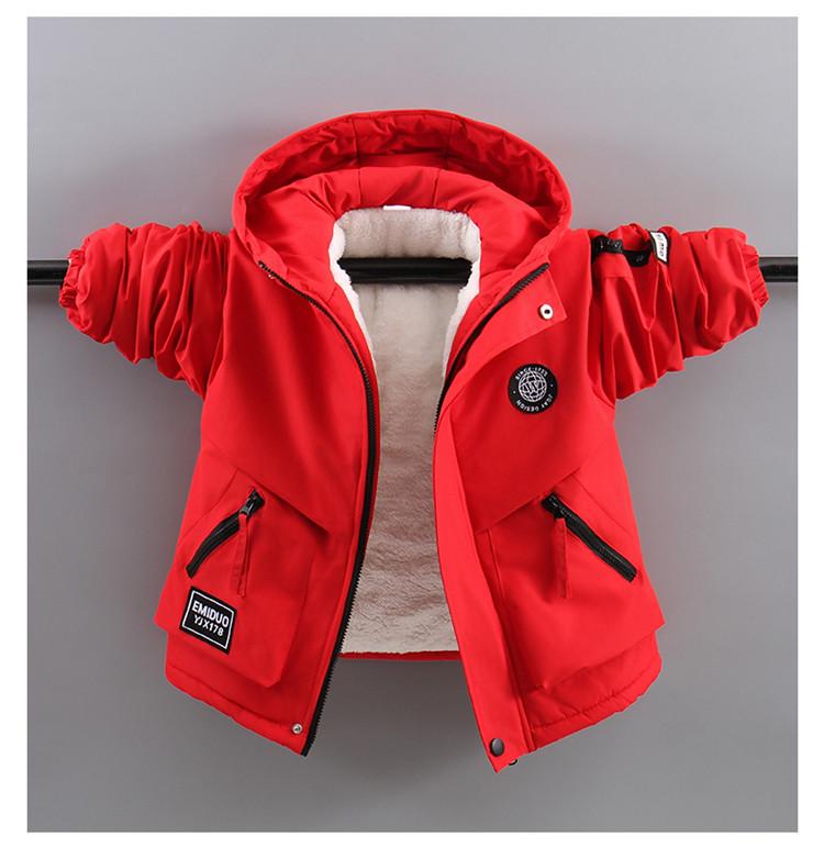 2026 Gevoerde Fleece Jas voor Jongens voor Herfst/Winter - Middel/Grote Maten, Dikke Warme Parka voor Bergbeklimmen