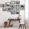 30pcs Adhesive Plate Hangers Invisible Vertical Wall Art Display Holder,Picture Hangers Without Nails,Photo Fram Sticky Hanging Hooks,No Wall Damage