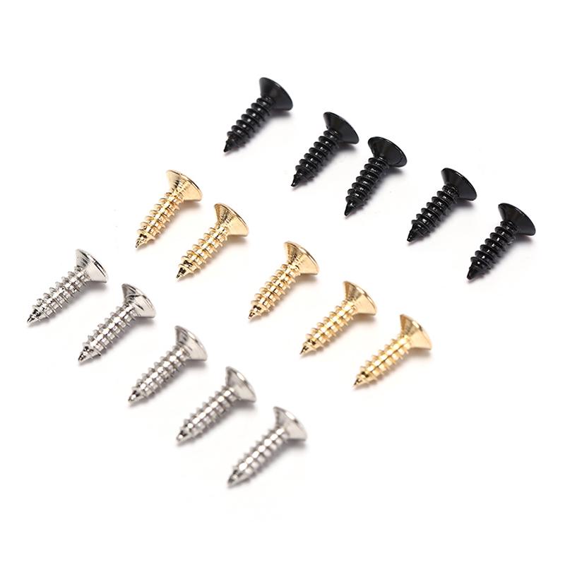 25 stk Elektrisk gitarskrue For Pickguard Bakplatefeste Diy Luthier Tool 3Mm