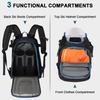 Snow Boots Snowboard Backpack, Oxford Cloth Waterproof and Wear-resistant Skateboard Outdoor Travel Bag Large Capacity Storage