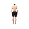 AMIPARIS Solid Low Waist Boxer Swim Trunks Men Swimwear Black HBW006-PA0027-001