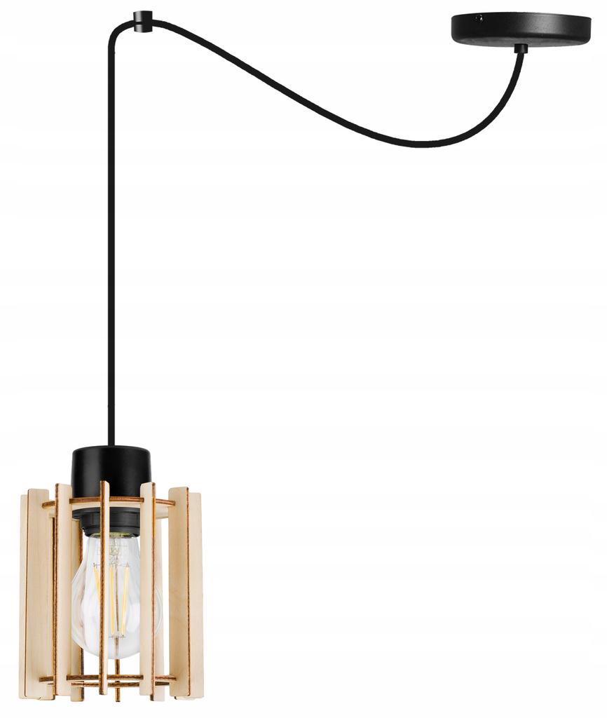 MODERN WOODEN LED CEILING HANGING LAMP