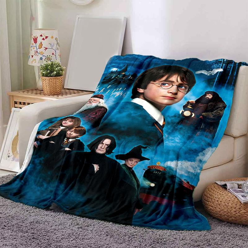 

Harry Potter Hogwarts Express Poster Wall Art Print DecorPrint Blanket, Soft Blanket For Sofa Office Bed And Travelling Daughter Birthday Gi 130cm×150cm（50in×60in）