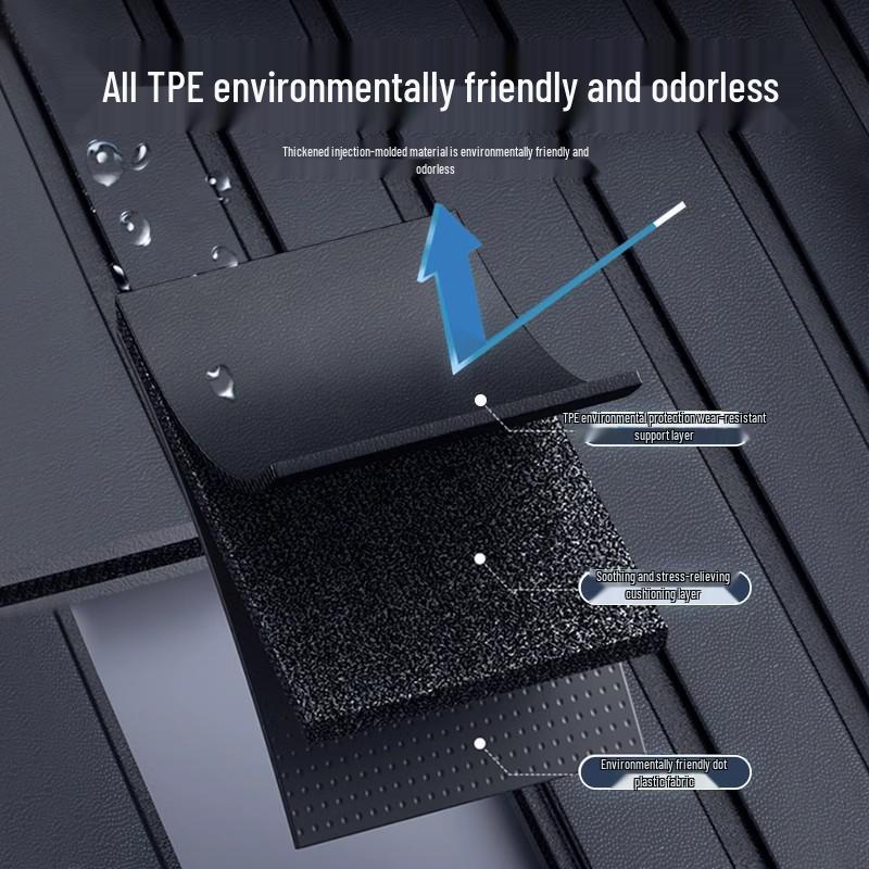 Tesla Model 3/Y Updated Trunk Mats - Front & Rear TPE Protective Accessories