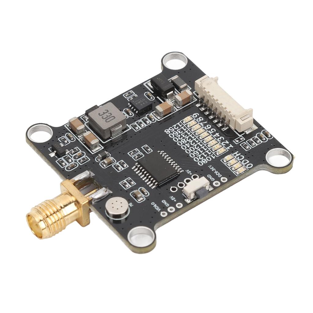 1.2G VTX 1.6W Video Transmitter Module 9CH FPV Transmitter Module for FPV Racing RC Drones DC7‑36V