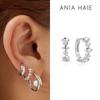 [Worn by Eunbi Kwon] Silver Sparkle 925 Silver Ring Earrings E061-05H