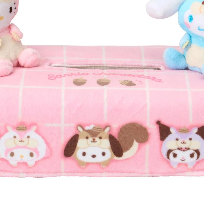 Sanrio Characters Tissue Box Case (Fluffy Squirrel) Japan NEW Sanrio Characters