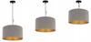 Hanging Lamp Ceiling Chandelier Golden Velvet Lampshade