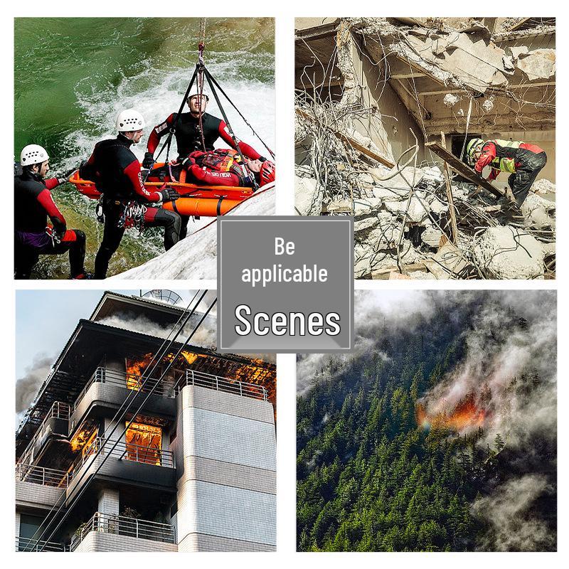 Allzweck-Rettungs- und Feuerwehrhelm mit atmungsaktiven Löchern, Visier und stoßfester Kopfschutz