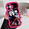 Sakamoto Days Gaku Phone Case for iPhone 17 16 15 14 13 12 11 Air Pro Max Plus Wavy Edge TPU Colorful Cover Pretty Cover Luxury