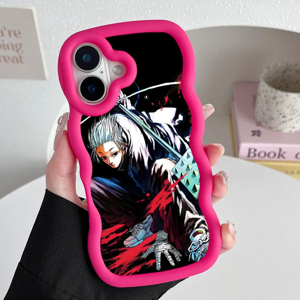 

Sakamoto Days Gaku Phone Case for iPhone 17 16 15 14 13 12 11 Air Pro Max Plus Wavy Edge TPU Colorful Cover Pretty Cover Luxury iPhone 13