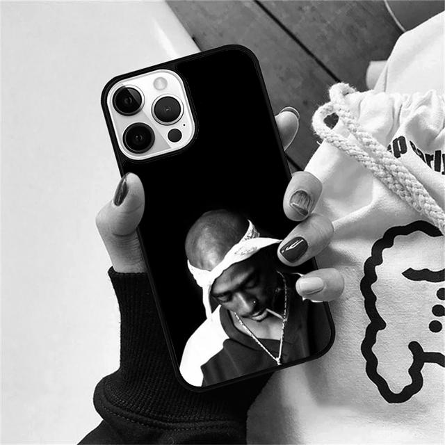 

2Pac Tupac Shakur Hip Hop Rapper Phone Case Cover For iPhone 17 Air 15 16 14 13 12 Pro Max 11 Pro Max Plus Coque iPhone 14pro max