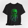 T SHIRT PRINT GREEN OCTOPUS GREAT TREND Unisex Jersey Short Sleeve Tee