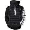 Men's Autumn and Winter 3D Printed Hooded Fashion Versatile Trend Breathable Casual Hoodies & Sweatshirts (men’s)
