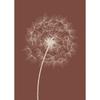 Feather Tree Neutral Dandelion Poster Minimalist Botanical Canvas Painting Print Wall Art Picture for Living Room Home Decor