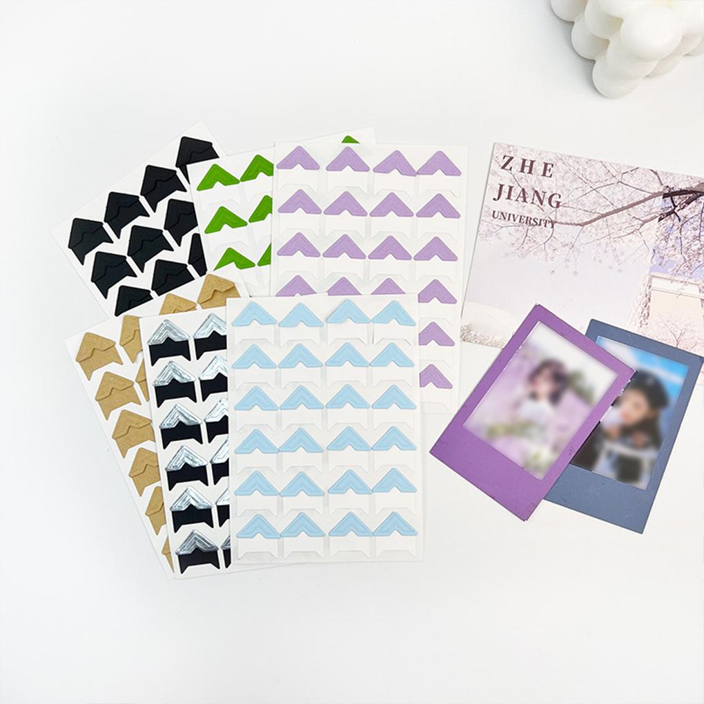 24x Easy To Apply Vintage Corner Kraft Stickers For Photo Albums Vintage Corner Stickers Delicate