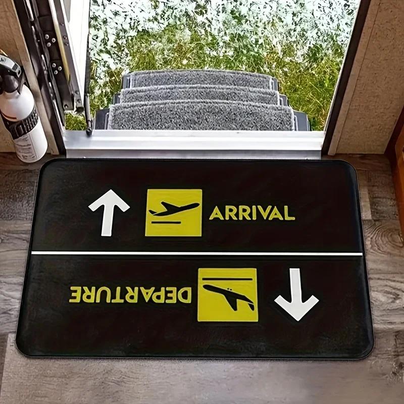 Popular Export Destination Rugs Door Mats Bedroom Kitchen Rugs Home Decor Airplane Logo Soft Door Mats Bathroom Mats