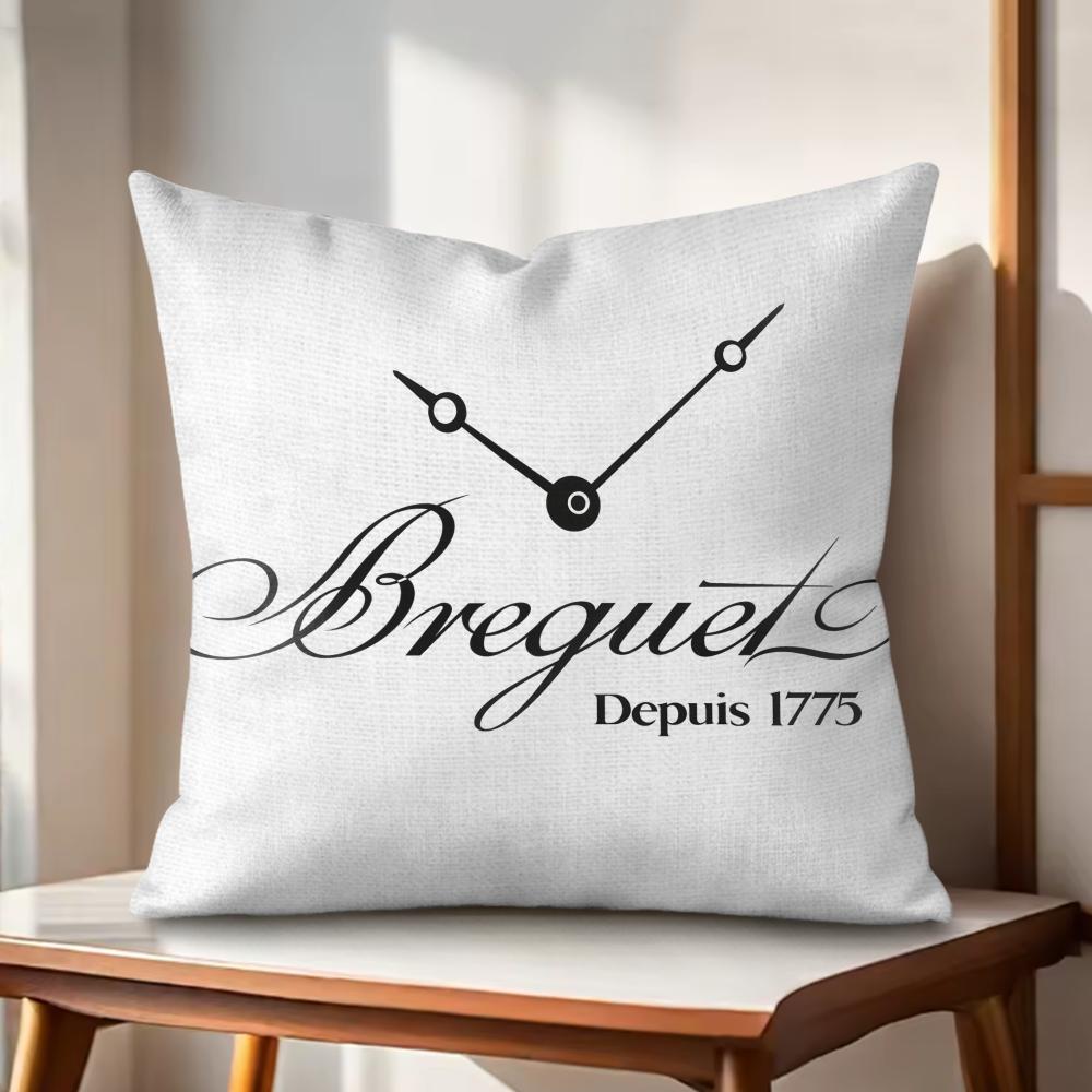 

Luxury BBreguet Cushion Cover Natural Linen Organic Fabric DoubleSided Printing Couch Pillow Covers Home Decor 30x30cm