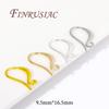 10pcs Hypoallergenic Earring Hooks Earwires Gold Plated Earrings Accessories DIY Jewelry Making Supplies