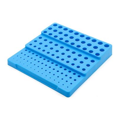 Scatola porta fresa a 121 fori Organizzatore dispenser cuscinetti per punte da trapano Custodia Organizzatore per giunzioni di punte da trapano