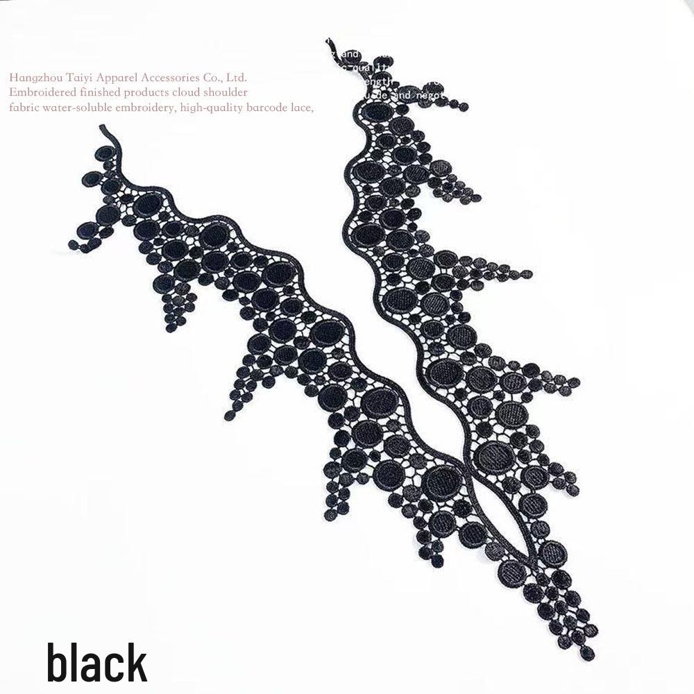 

Новое универсальное полиэстеровое кружево со стойкой - Мягкое, удобное, милый декоративный дизайн. чёрный