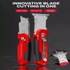 Multifunctional Utility Spatula Folding Dual Purpose Cable Stripping Heavy Duty Thickened Wire Stripping Portable Manual Utility Knife