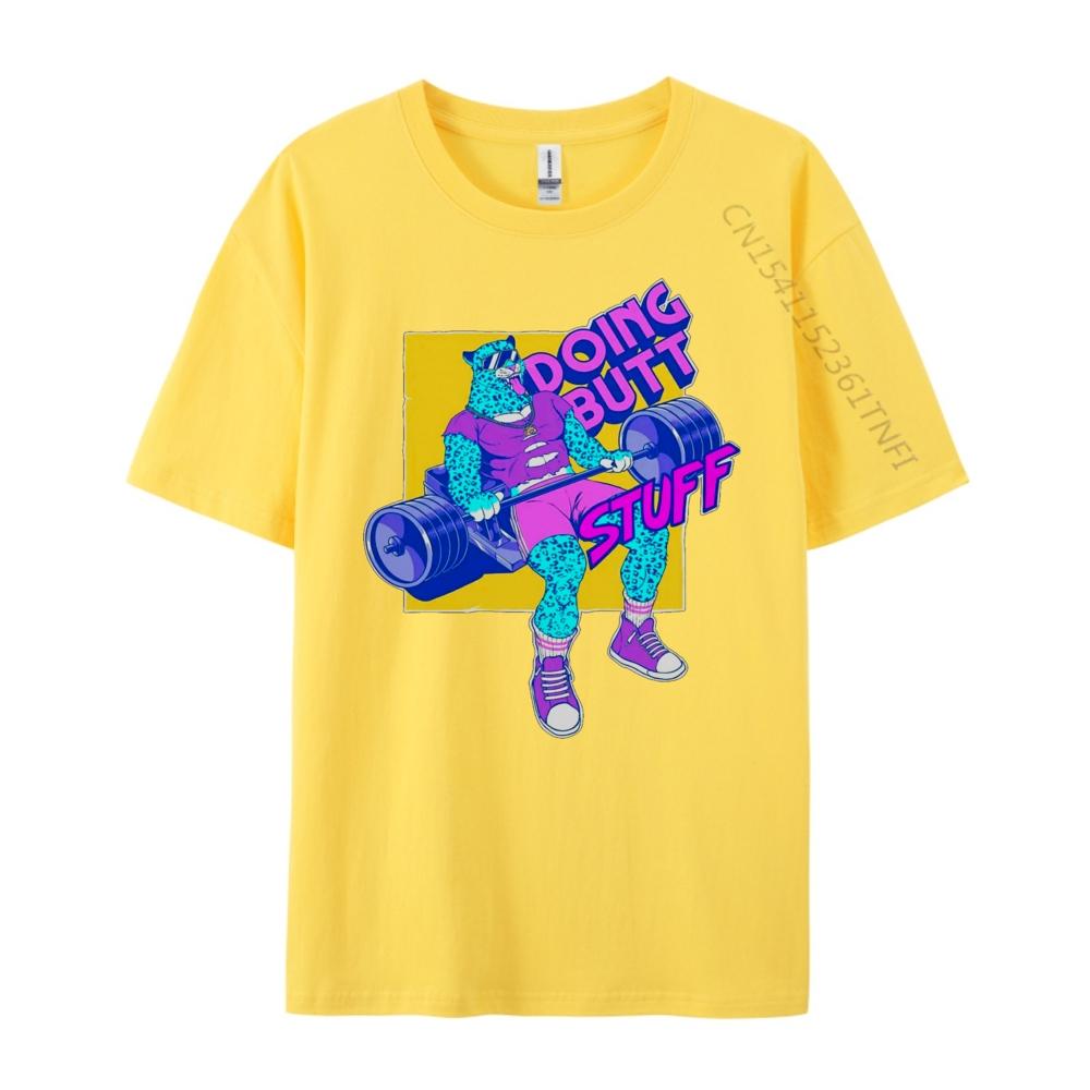 Funny Doing Stuff Workout Bodybuilding Fitness Gym Muscle Men T Shirts High Quality Mens Breathable Oversized Tops Plus Size