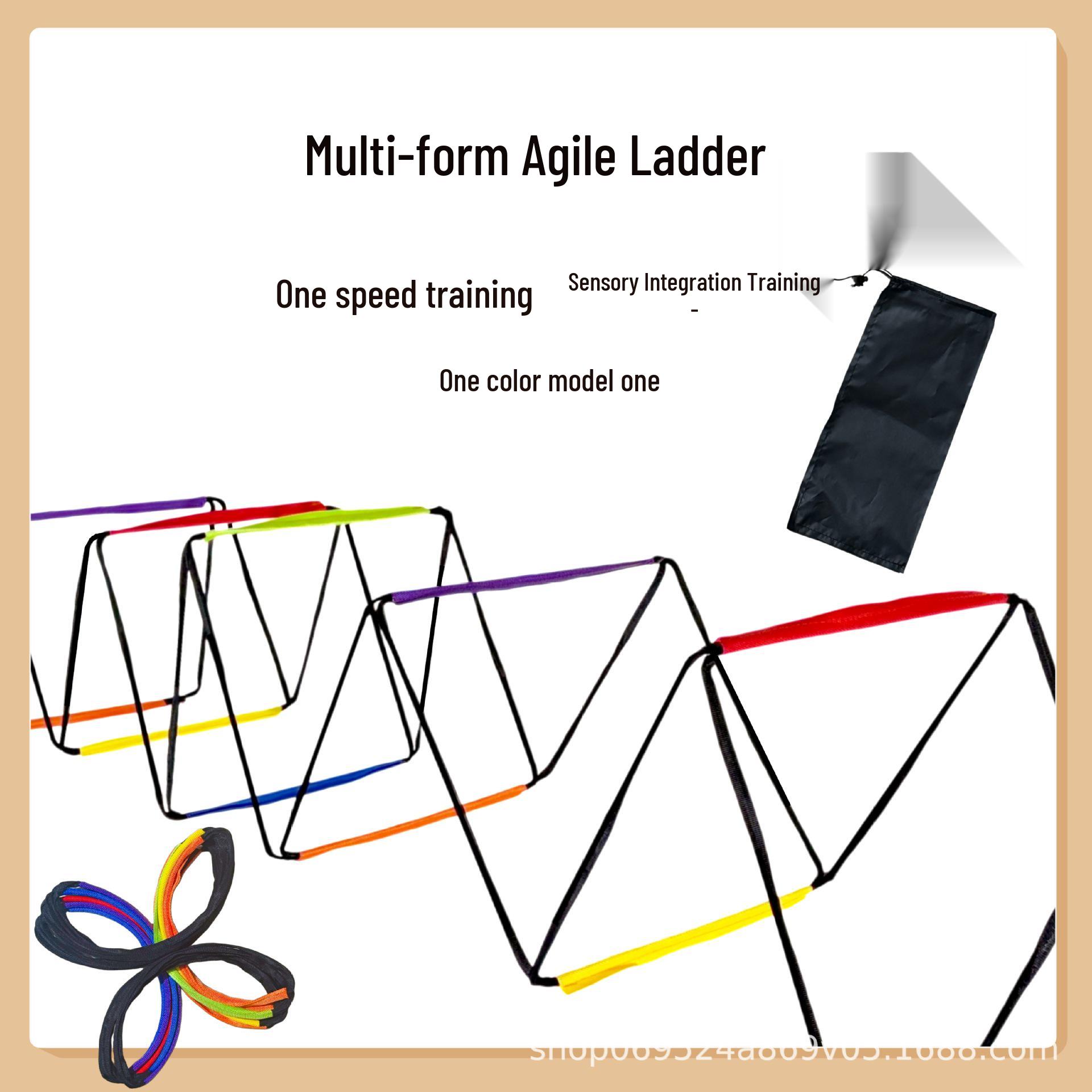 Colorful Butterfly Agility Ladder: Foldable Children s Sports Training Equipment 4 Sections, 1.6m