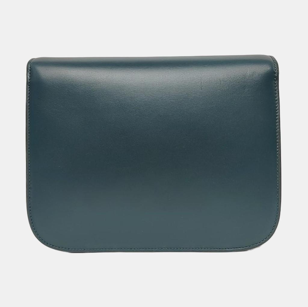 [Pre-Owned] Classic Box Polished Calfskin Leather Square Bag - Very Good #HC20RN