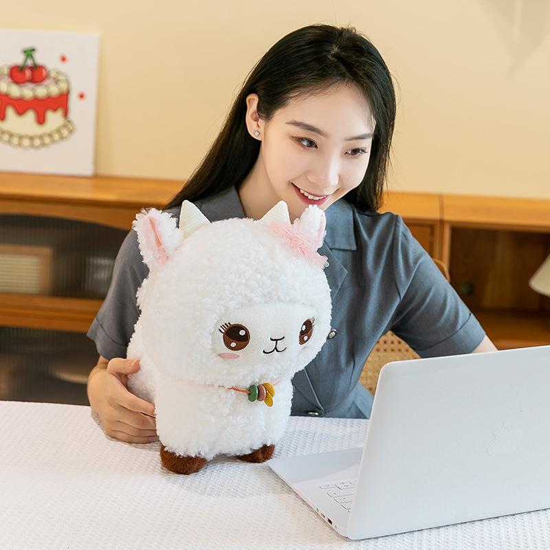 Lamb doll plush toy doll cloth doll Lele sheep wedding throwing activity souvenir