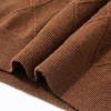 Hengyuanxiang Men's 10A Antibacterial Pure Merino Wool Thick Winter Sweater