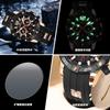 BINBOND Men's Watch Men's Luminous Men's Student Electronic Watch Mechanical Wind Sports Waterproof Quartz