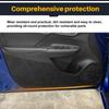 Door Anti-kick Pad For For Honda Fit JAZZ 2015 2016 2017 2018   LHD RHD Car Leather Carbon Mat Interior Trim Accessories