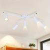Ceiling Spotlight - NETTLIFE - 5-bulb Spotlight - GU10 - 350° Rotation - White