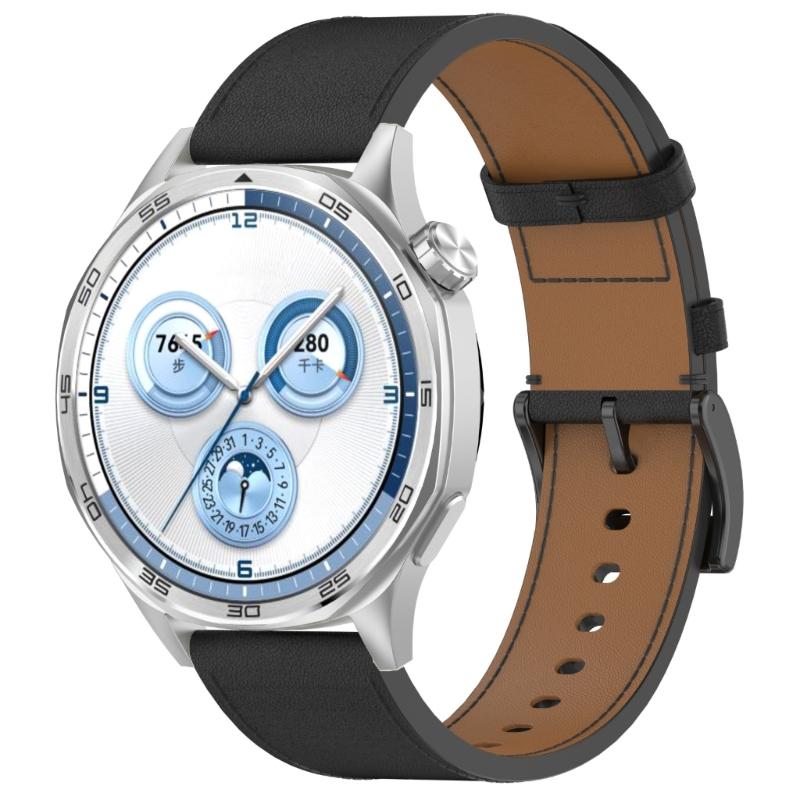 Leather Replacement Band Soft Leather Strap Replacement Leather Band Smartwatch Accessories Suitable for Watch  GT5