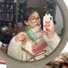 New Rainbow Scarf with Wool Women's Autumn and Winter Versatile Cute Girl Student Neck Scarf